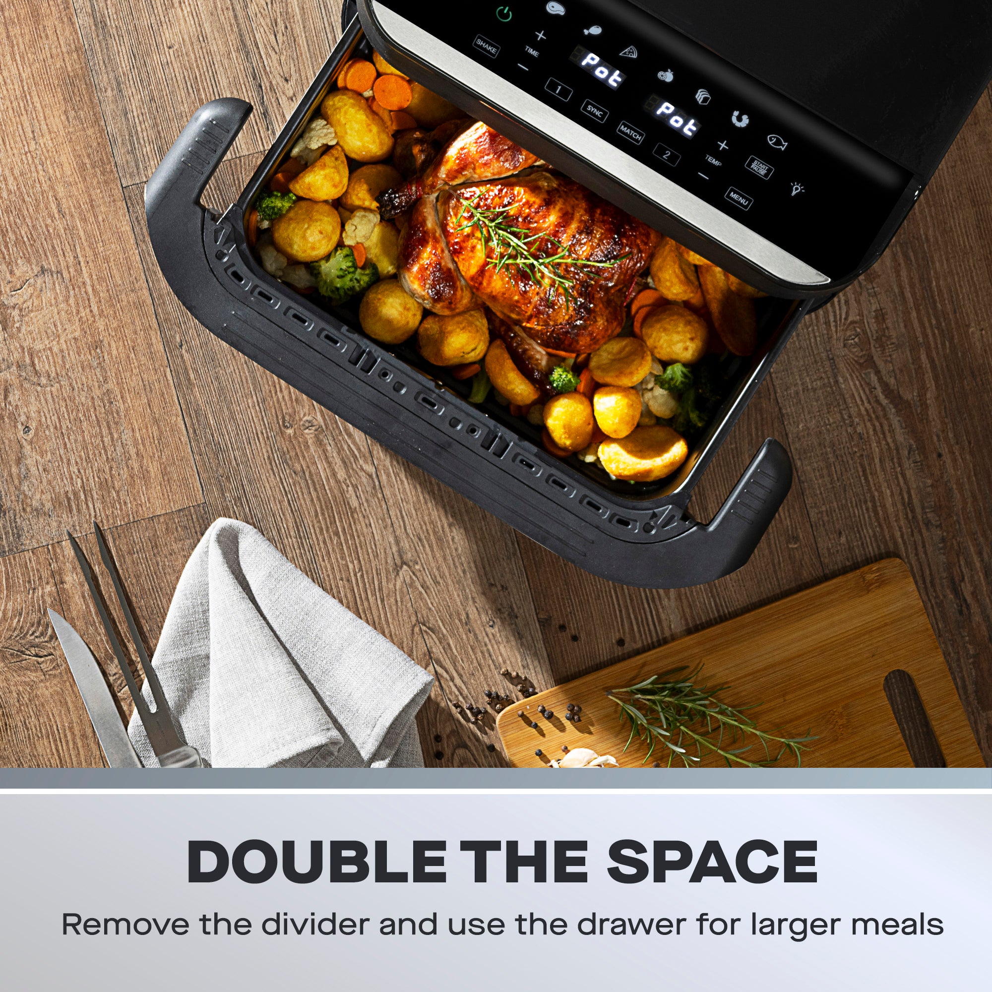 Daewoo 10L Mega Drawer Air Fryer