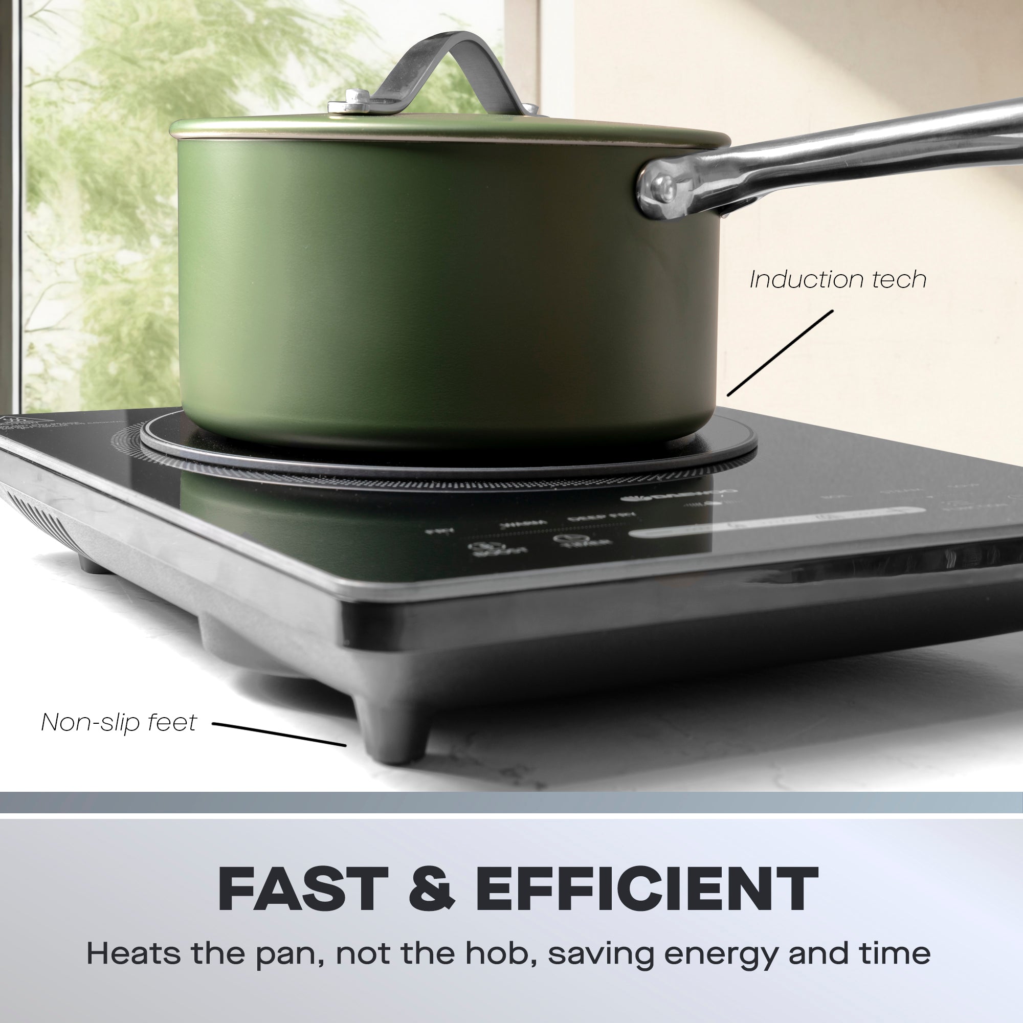 Daewoo 2200W Single Induction Hob