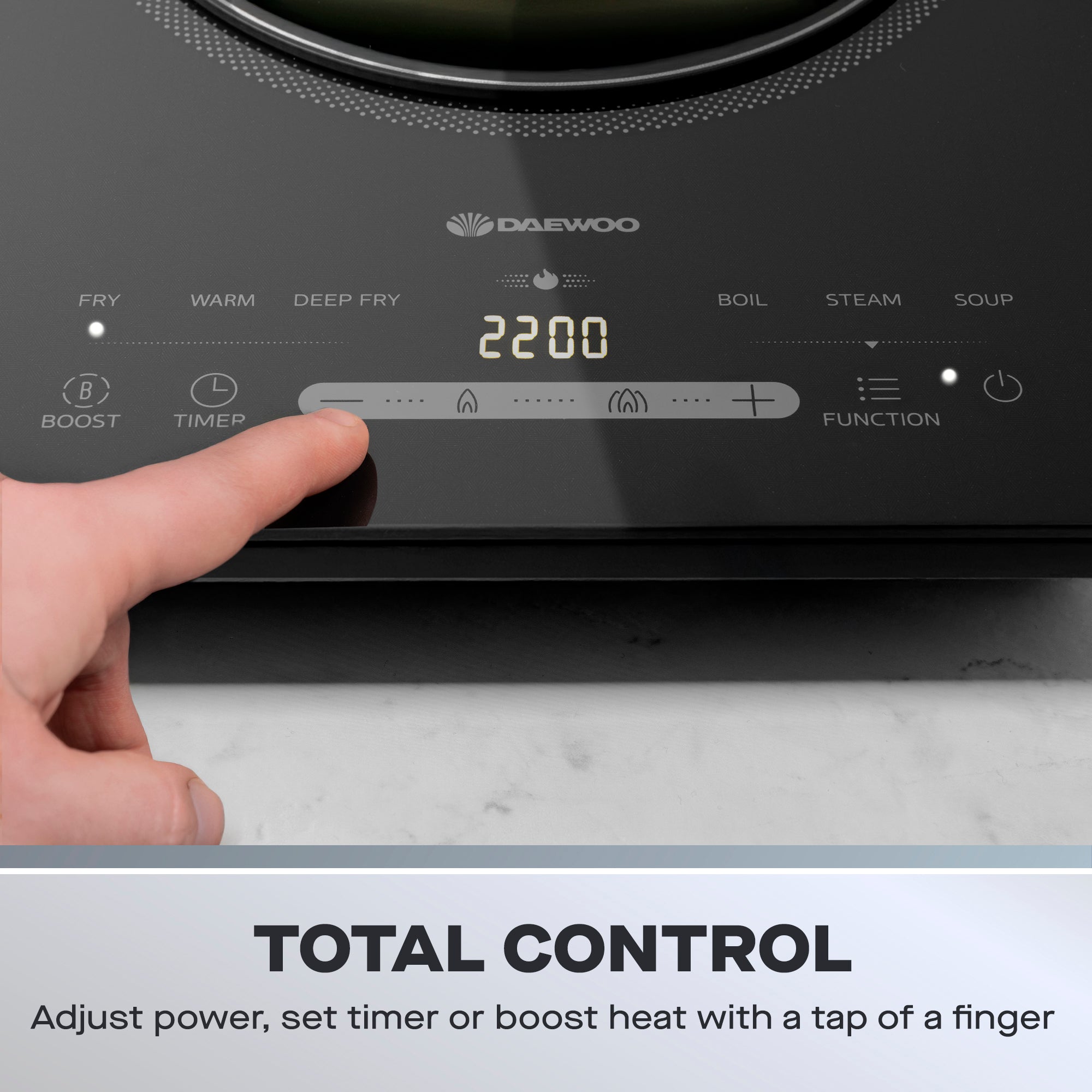 Daewoo 2200W Single Induction Hob