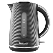 Daewoo Black Cascade 1.7L Jug Kettle