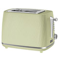 Daewoo Sage Green Cascade 2 Slice Toaster