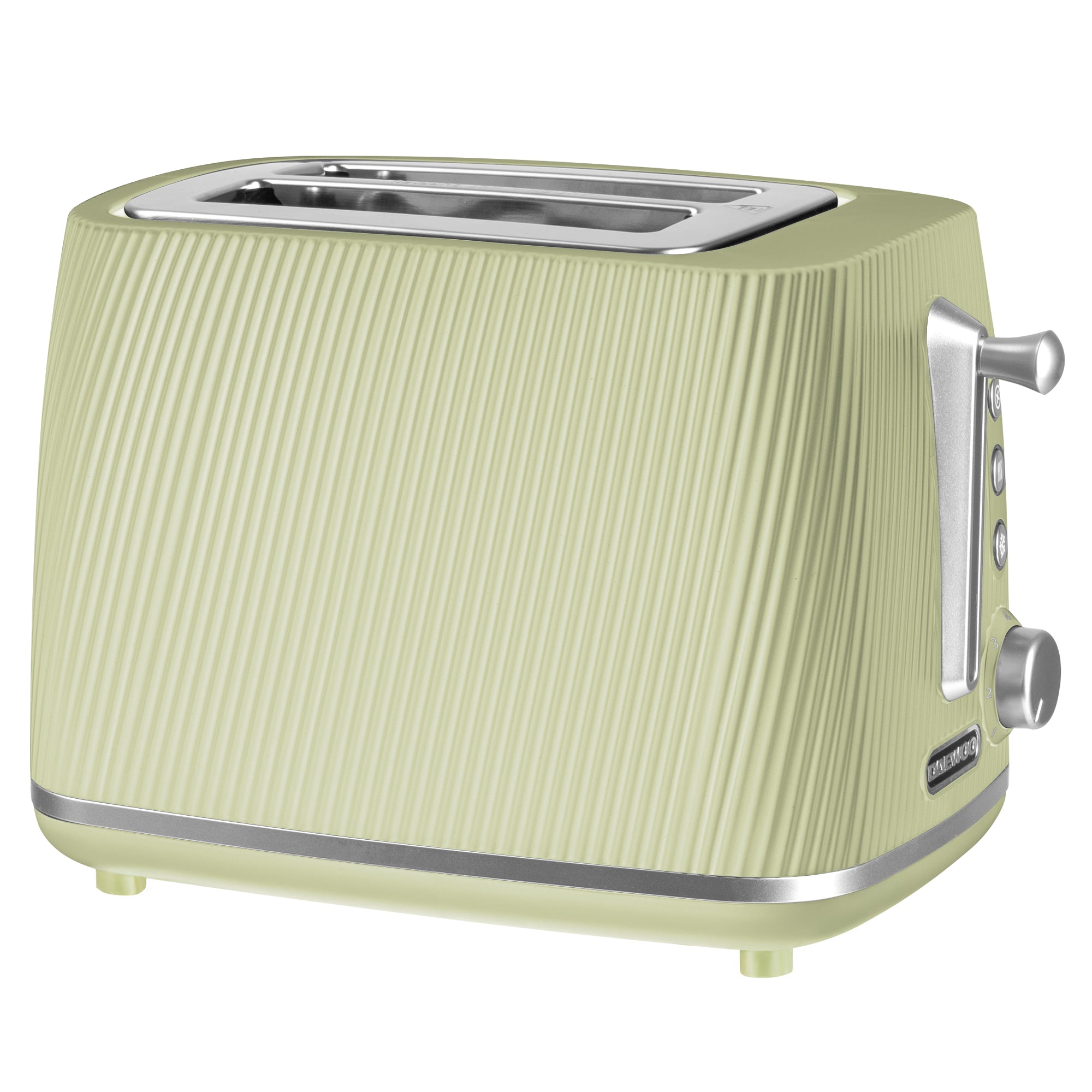 Daewoo Sage Green Cascade 2 Slice Toaster