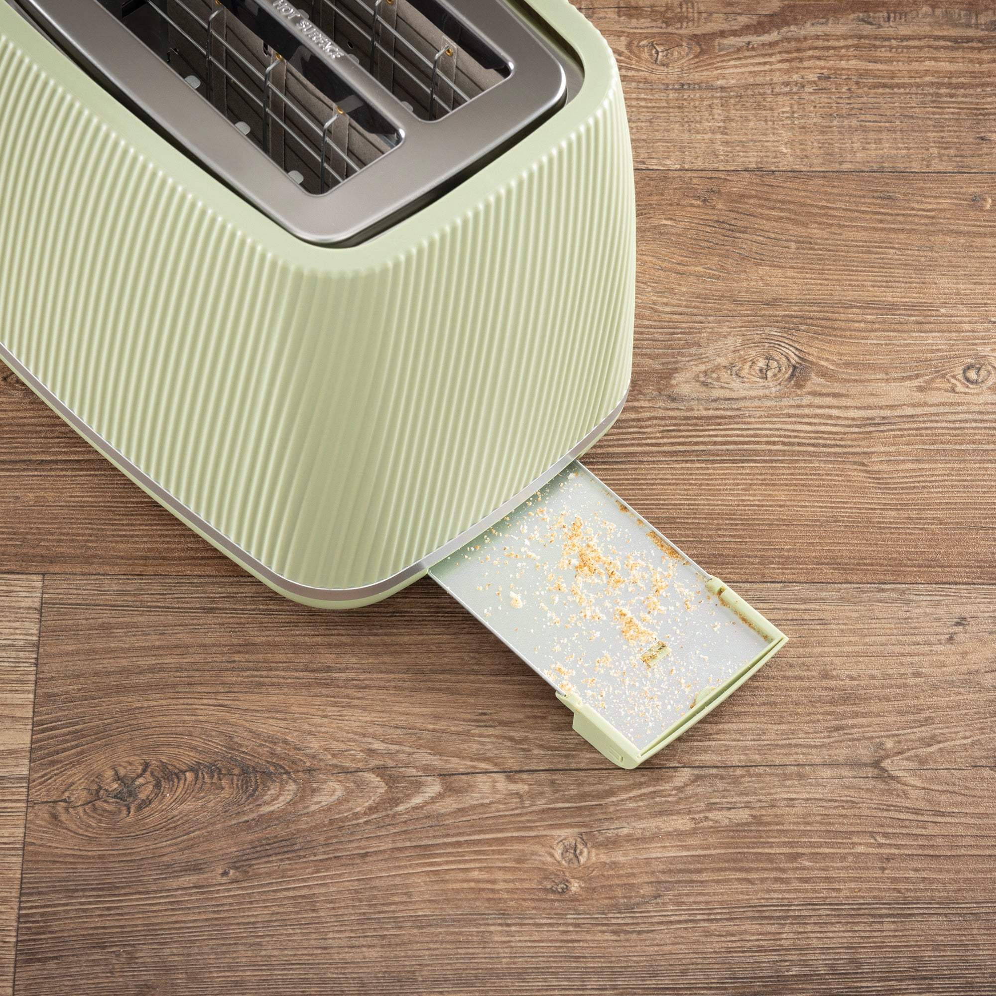 Daewoo Sage Green Cascade 2 Slice Toaster
