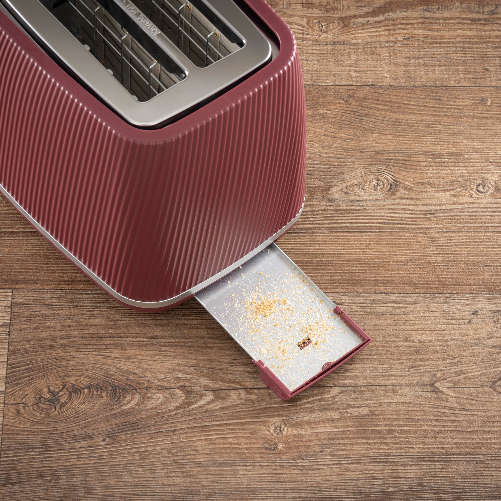 Daewoo Ruby Red Cascade 2 Slice Toaster