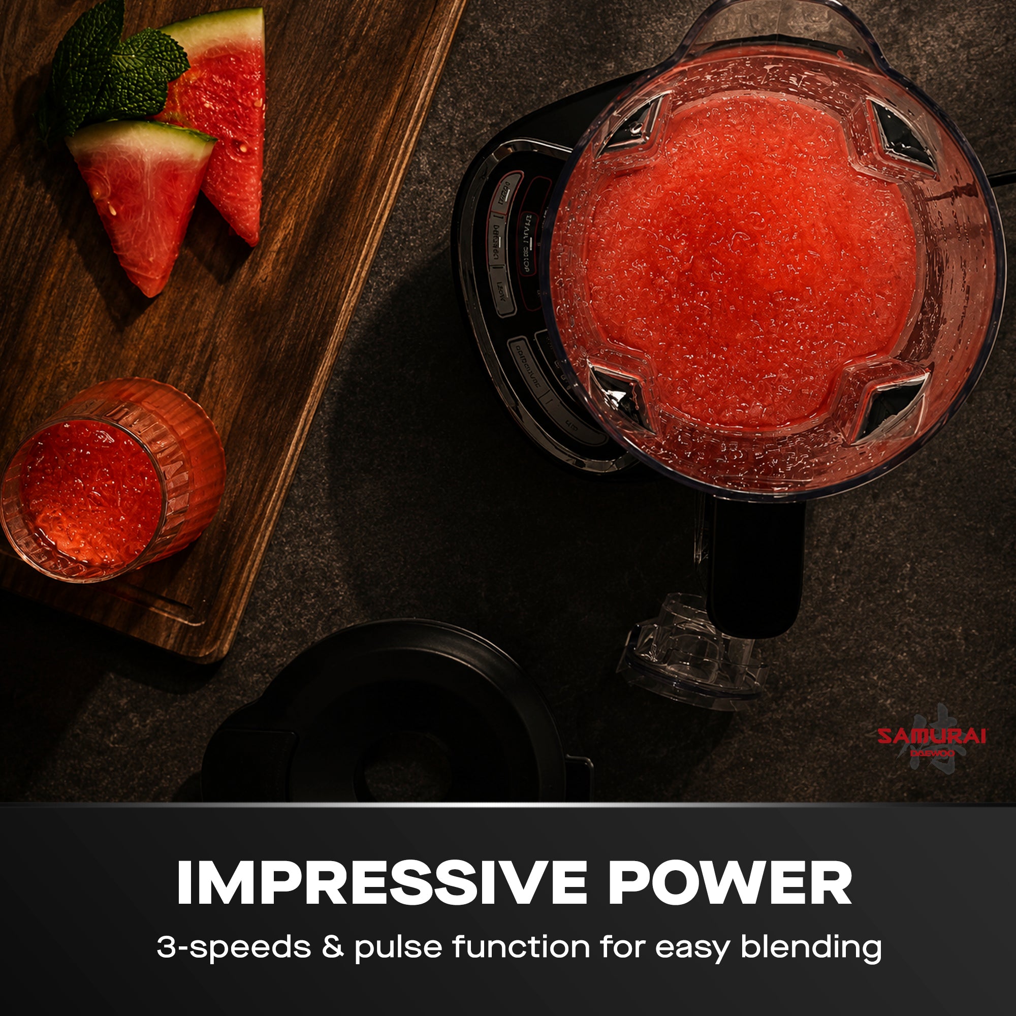 Daewoo 1200W 1.85L Samurai Powerblend Pro Blender