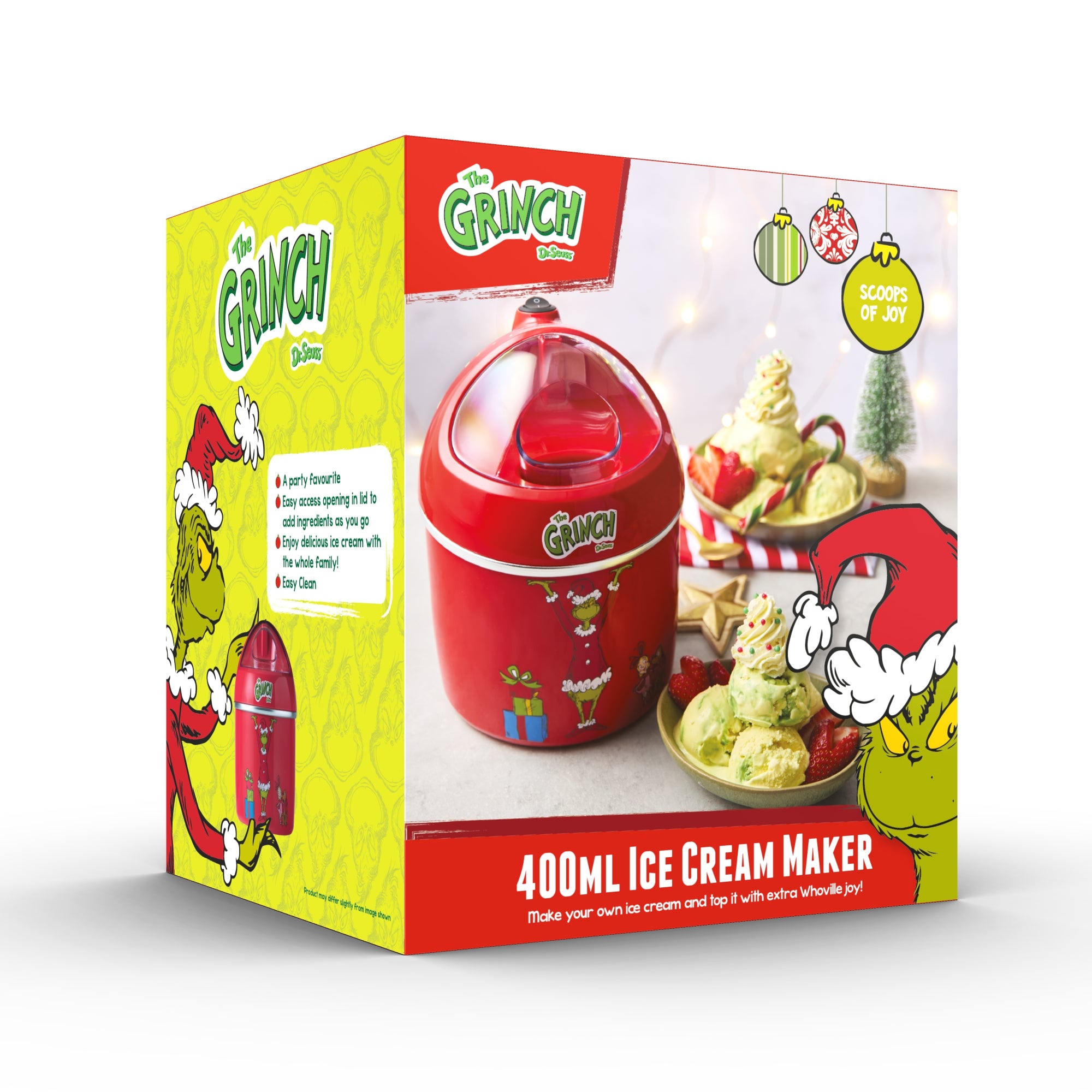 The Grinch™ 400ml Ice Cream Maker, Red