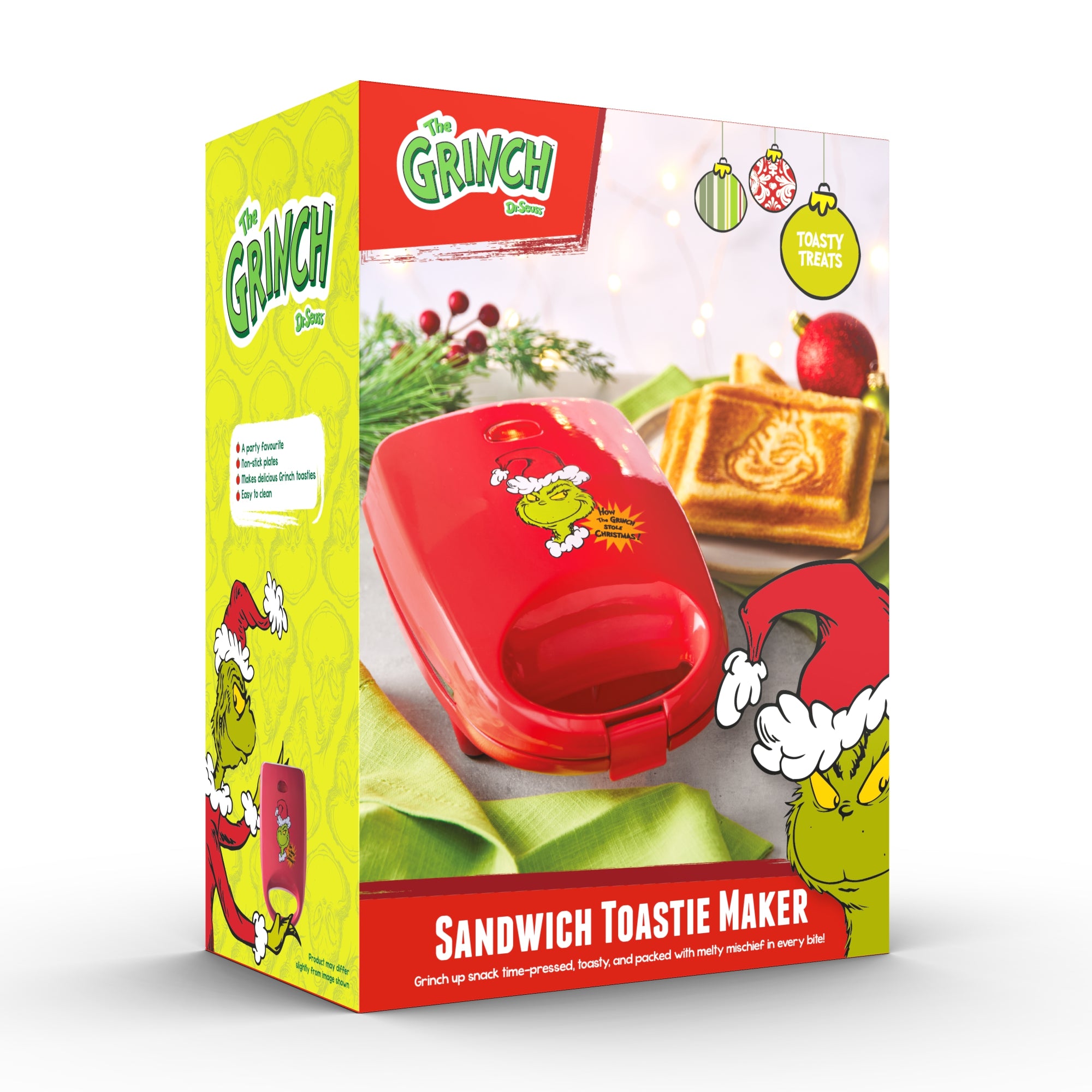The Grinch™ Sandwich Toastie Maker, Red
