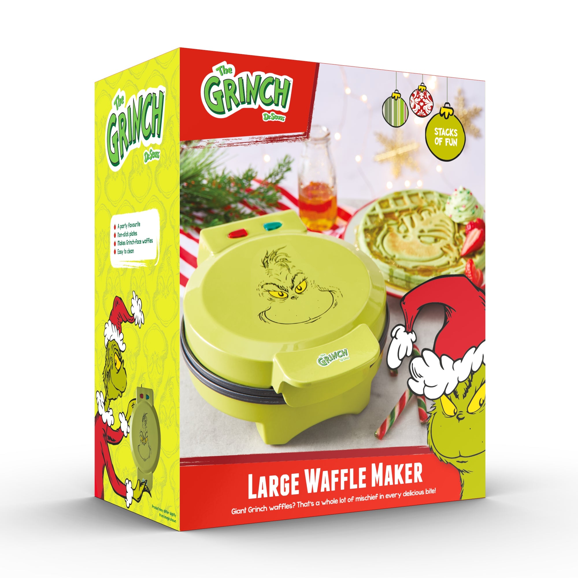 The Grinch™ Large Waffle Maker, Green