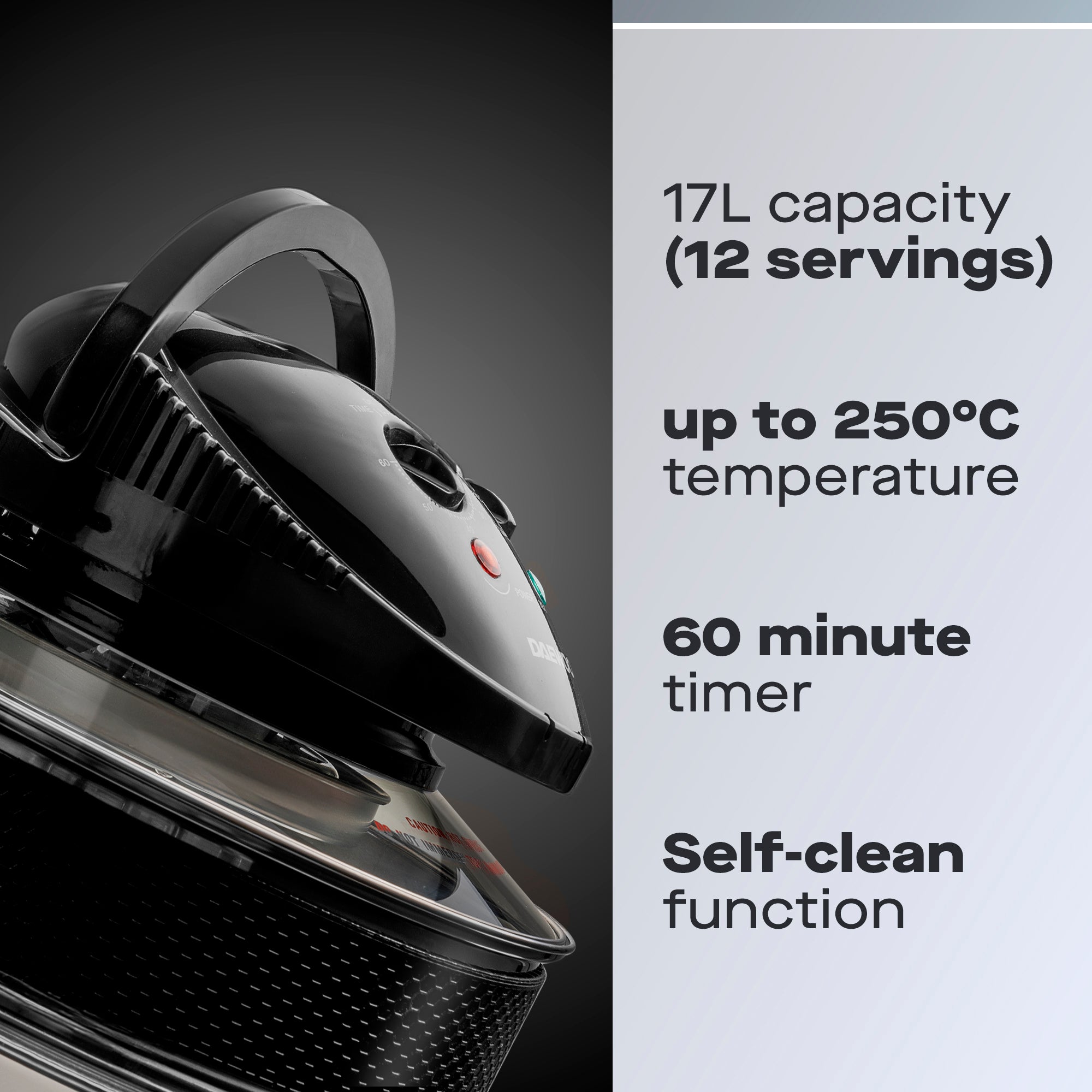 Daewoo 17L Halogen Air Fryer Oven