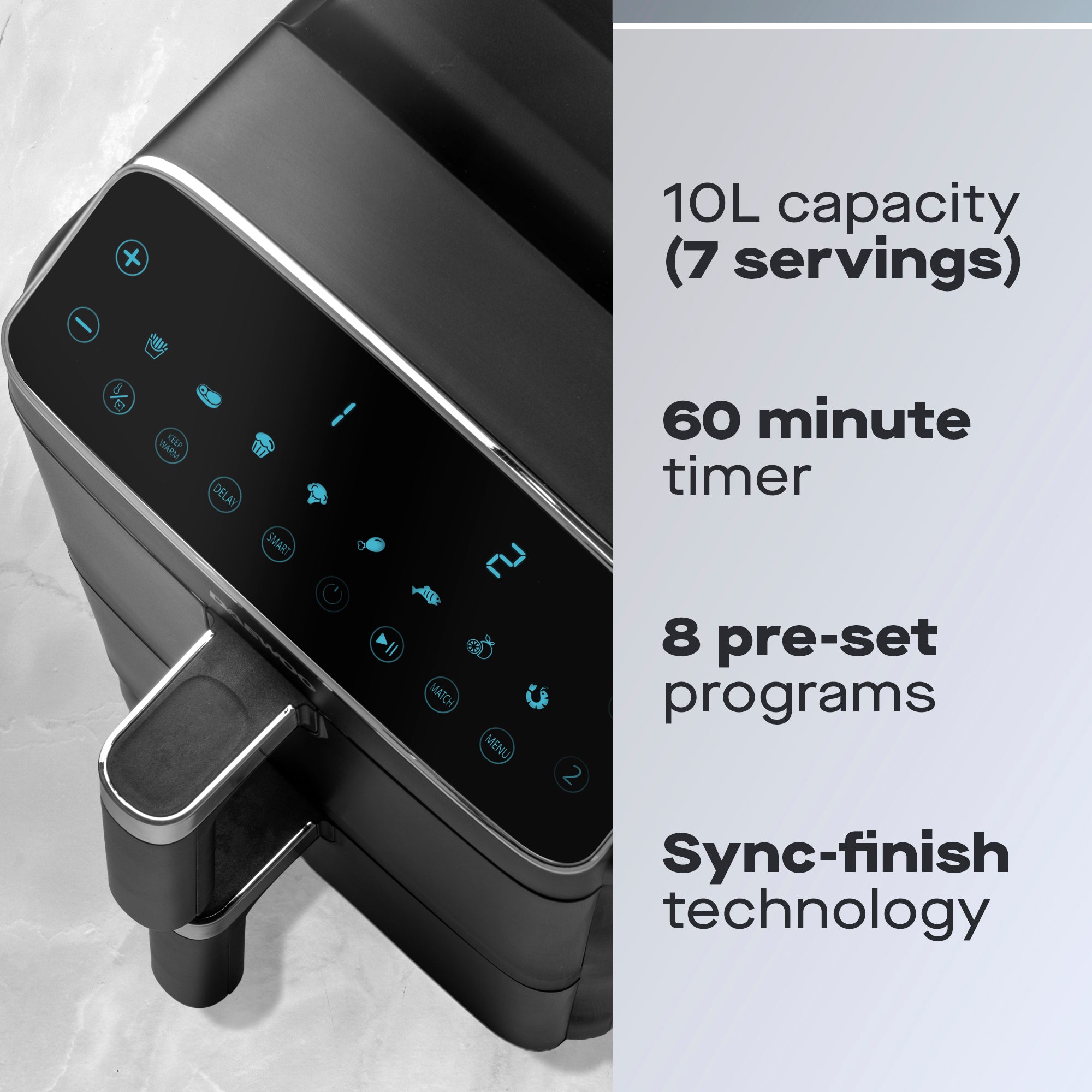 Daewoo 10L Dual Stack Air Fryer