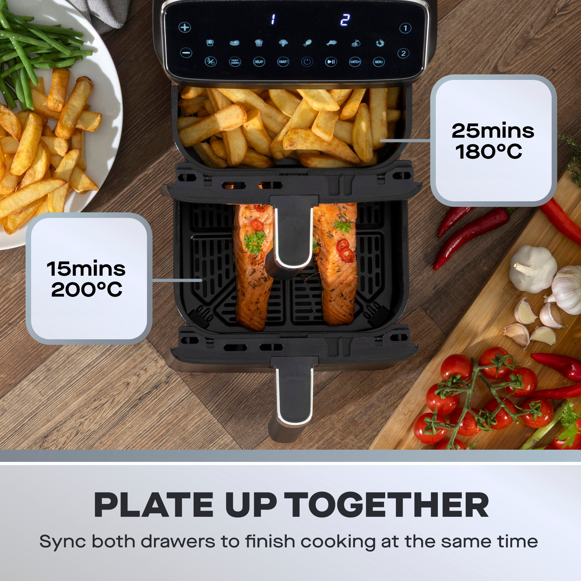 Daewoo 10L Dual Stack Air Fryer