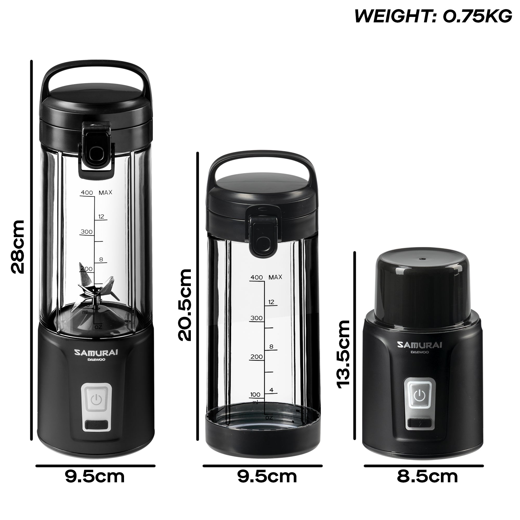 Daewoo Samurai Portablend USB Blender