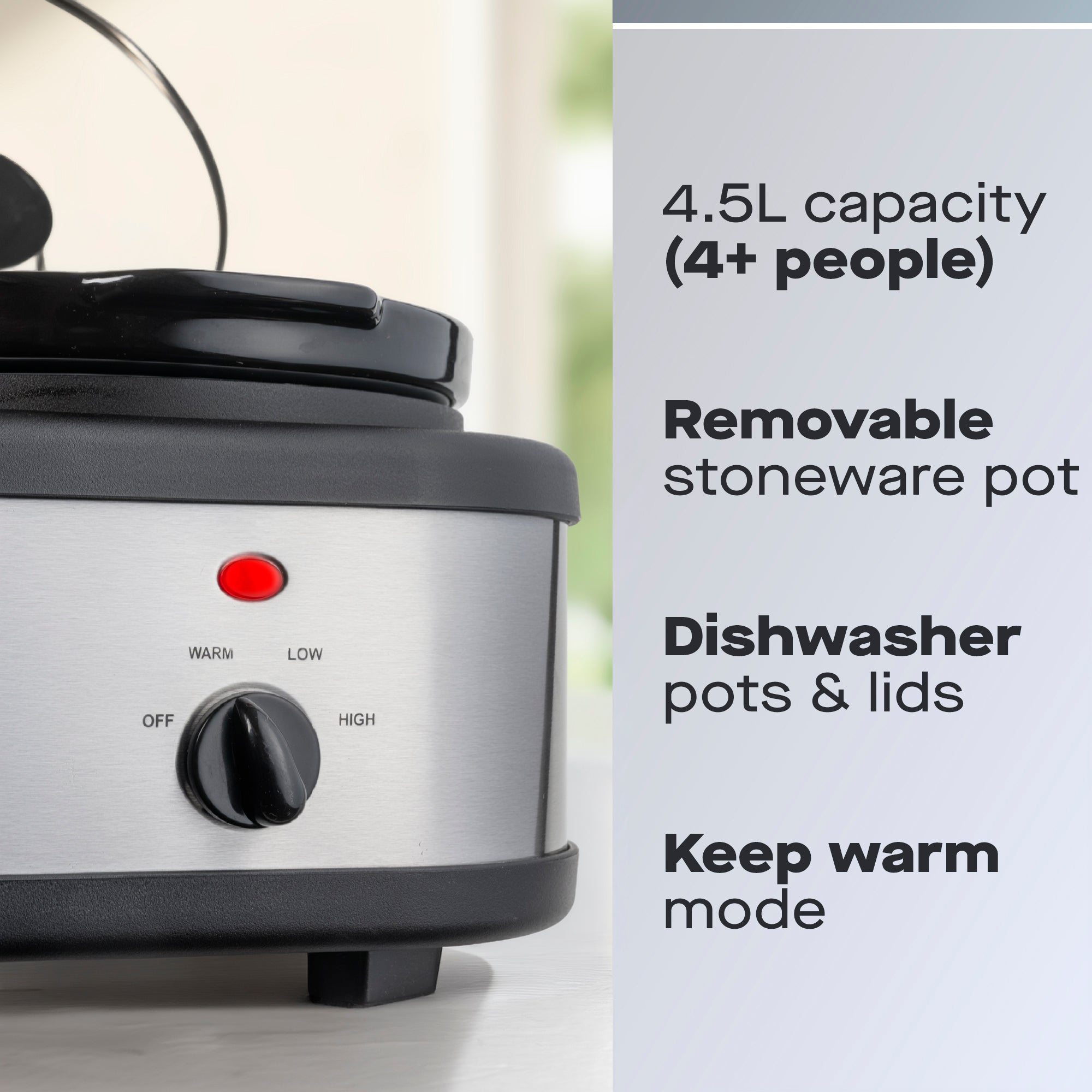 Daewoo Triple Slow Cooker 3 x 1.5L