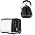 Daewoo Black Kensington Pyramid Kettle & 2-Slice Toaster Set